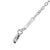 Early 21st Century Tiffany & Co. Elsa Peretti 925 Sterling Silver Open Heart Pendant Necklace For Sale - Image 5 of 8
