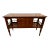 Vintage Southern Colonial Furniture Solid Wild Cherry 2 Tier 3 Drawer Early American Console/Sofa Table With Pull Out Writing Surface For Sale