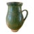 Early 20th Century Earthy Green Faience Jug For Sale