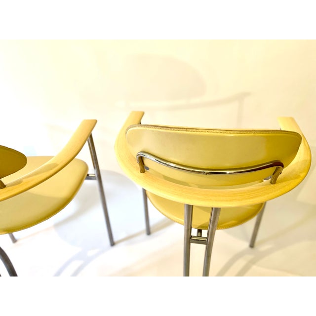 Modern Yellow Chairs, 2000s, Set of 5 For Sale - Image 13 of 18