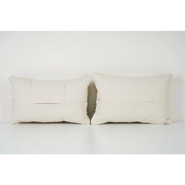 Striped Kilim Pillow Cover - A Pair For Sale - Image 4 of 4