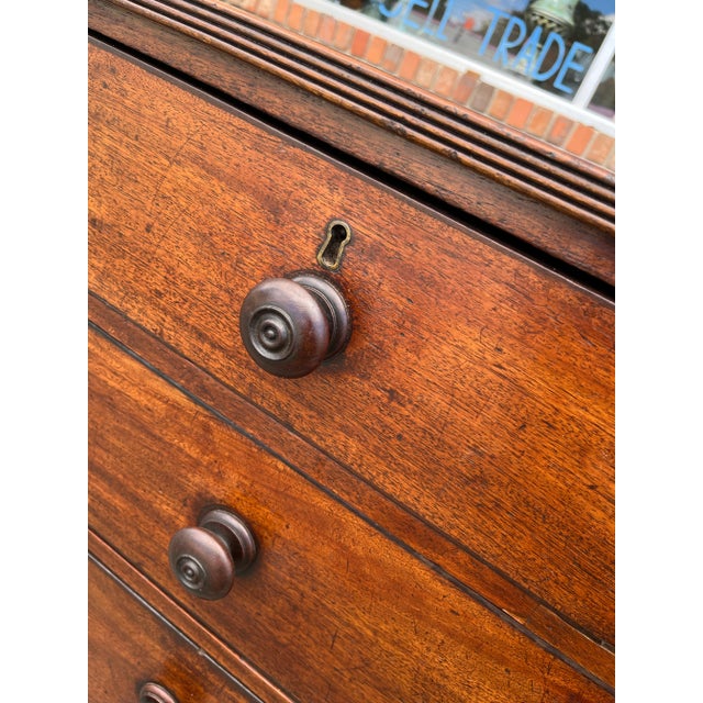 English Antique Two Over Two Chest For Sale - Image 3 of 12