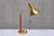 Adjustable Table Lamp in Brass and Teak from Boréns Borås, Sweden, 1960s For Sale - Image 4 of 11