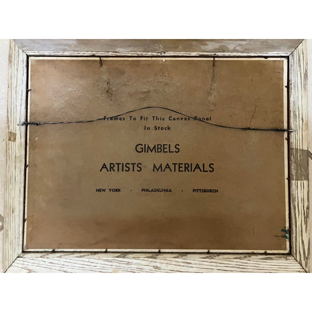 This is an incredible painting done after the style of Maurice Utrillo. It is an oil on board measuring 16 inches wide by...