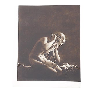 Vintage Art Deco Nude Photogravure For Sale