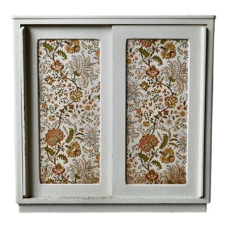 Vintage Bohemian Highboard Chest of Drawers with Sliding Doors, 1950s For Sale