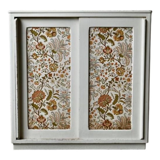 Vintage Bohemian Highboard Chest of Drawers with Sliding Doors, 1950s For Sale