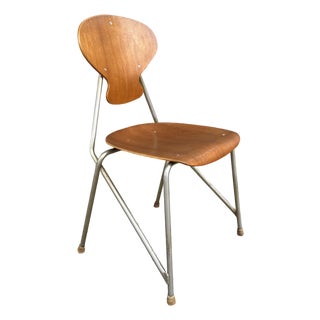 Steen Eiler Rasmussen & Kai Lyngfeldt Larsen for Danbork Plywood School Chair For Sale