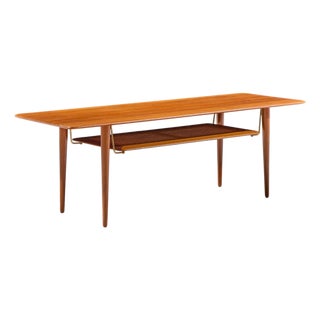 Peter Hvidt & Orla Mølgaard-Nielsen for France and Sons Fd-516 Danish Teak Coffee Table For Sale