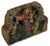 Unusual Antique Italian Hand Carved & Painted Wood Madonna & Child Sicilian Donkey Cart Fragment - Weighted for Doorstop For Sale - Image 9 of 18