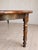 19th Century European Long Country Table With Turned Legs & Inset Brass Bowl For Sale - Image 9 of 11