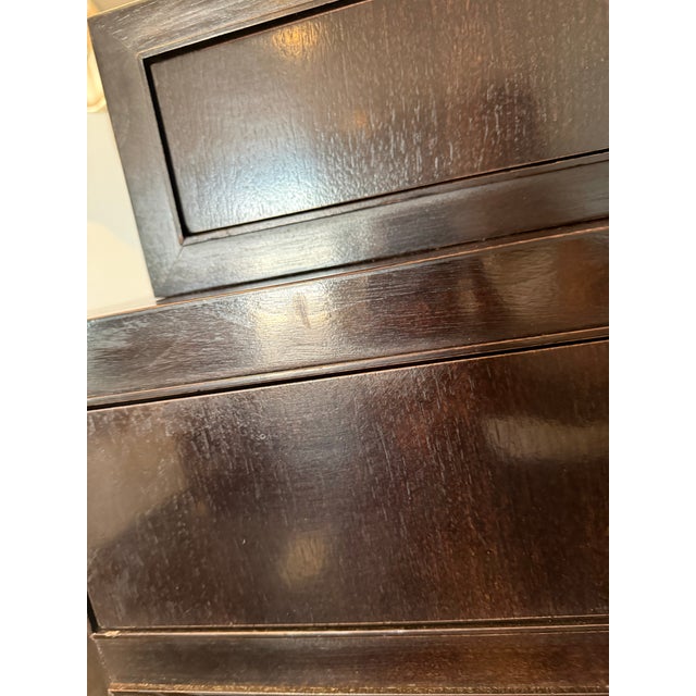 Barbara Barry Tuxedo Tall Chest For Sale In Phoenix - Image 6 of 11