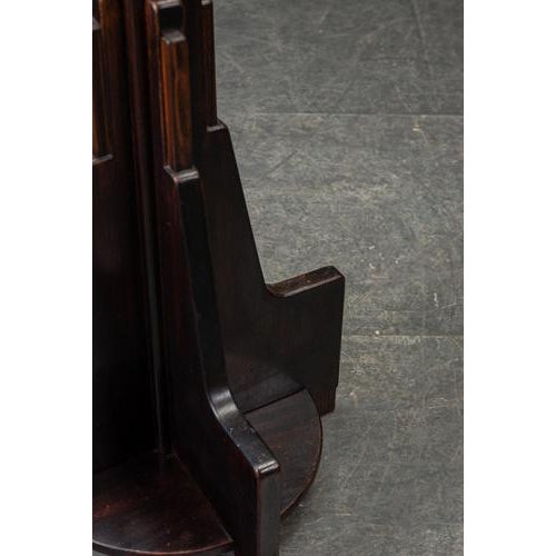 Wood Amsterdam School Standing Lamp, 1920s For Sale - Image 7 of 10