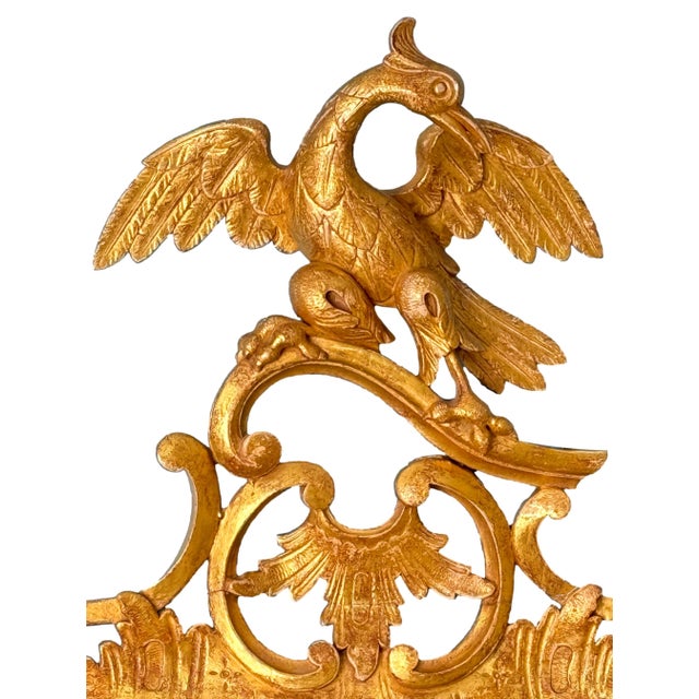Rococo 18th Century Rococo Chippendale Giltwood Wall Mirrors, 1760, Set of 2 For Sale - Image 3 of 16