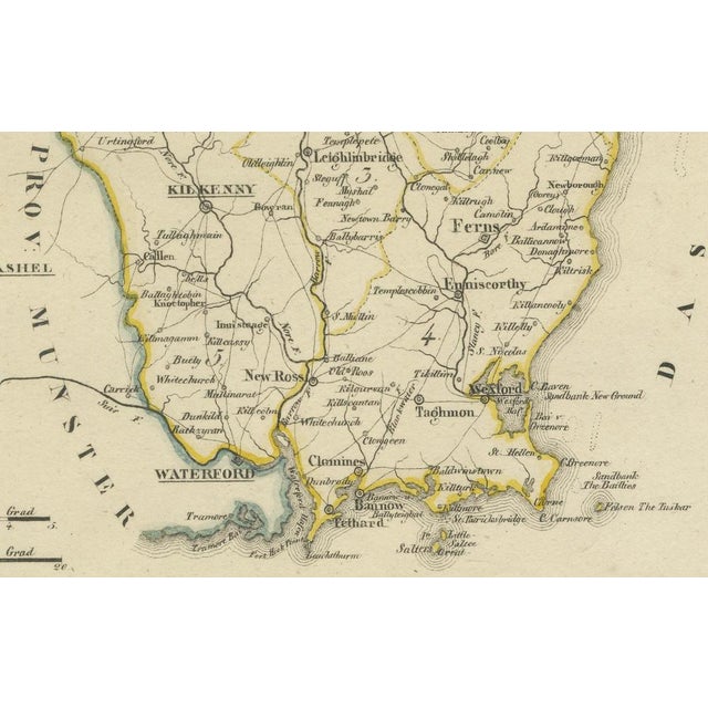 Antique Map of Leinster, 1830 For Sale - Image 4 of 9