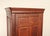 Brown Antique Solid Oak Single Door Paneled Wardrobe For Sale - Image 8 of 18