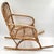Mid-Century Modern Mid-Century Franco Albini Style Child's Rattan Bamboo Rocking Chair For Sale - Image 3 of 11