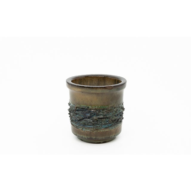 Mid-Century Modern Vintage Brutalist Lava Vase from Glit HF, 1970s For Sale - Image 3 of 5