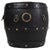 19th Century English Oak Barrel Planter with Brass Banding For Sale - Image 9 of 9