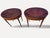 American 1920 English Sheraton Mahogany Leather Top Side/Sofa Tables, American Made. For Sale - Image 3 of 16