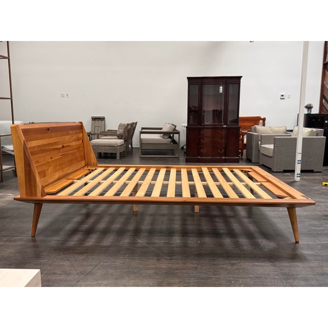 Queen Size Scandinavian Designs Bolig Bed Frame For Sale In San Francisco - Image 6 of 12