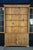 Wood Late 20th Century Rare English Knotty Pine Shallow Glazed Glass China Display Cabinet Cupboard 95" For Sale - Image 7 of 18