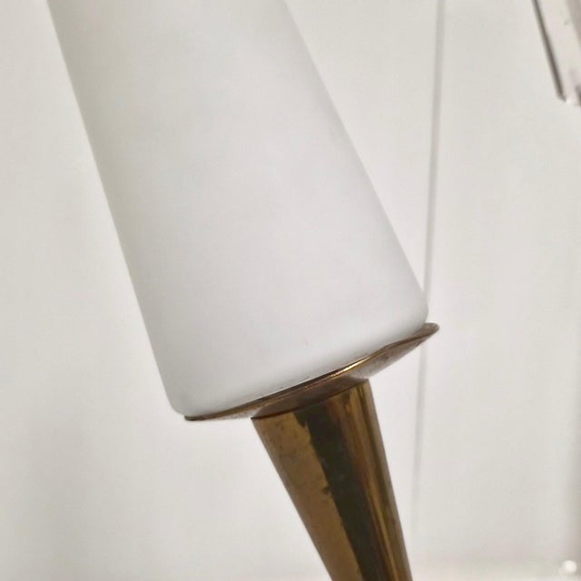 Metal Vintage Floor Lamps by René Mathieu for Maison Lunel, 1950s, Set of 2 For Sale - Image 7 of 10
