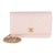 Pink Quilted Lambskin CC Pearl Crush Wallet On Chain For Sale