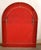 1970s Venetian Arch Shaped Beveled Glass Brass Wall Mirror Hollywood Regency For Sale - Image 13 of 14