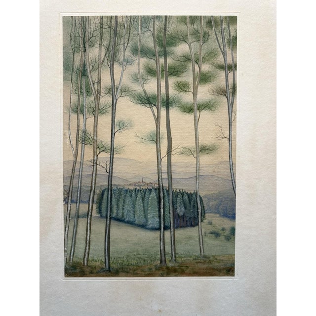 Friedrich Wilhelm Bogler, Trees Knüll, 1920s, Watercolor For Sale - Image 12 of 13