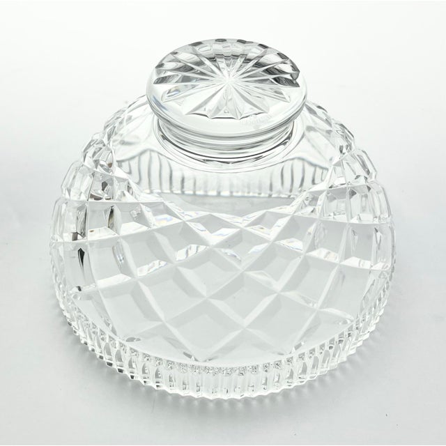 Waterford “Killeen” Pair of Crystal Footed Bowls For Sale - Image 9 of 10