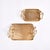 Pomegranate Branch Decorative Trays, Set Of 2 For Sale In Chicago - Image 6 of 11