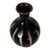 Miniature Tenmoku Black Glaze Studio Bud Vase For Sale