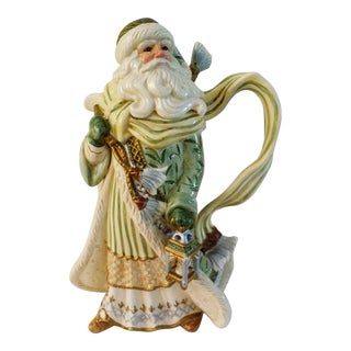 Vintage Fitz & Floyd Gregorian Santa Pitcher For Sale