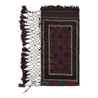 Vintage Balisht Tribal Rug in Polychromatic Geometric Patterns - Rug & Kilim For Sale
