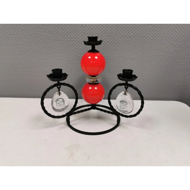 Wrought Iron Candleholder by Erik Höglund, 1960s For Sale - Image 9 of 10