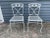 A Pair of Vintage Wrought Iron Salterini Mt Vernon Maple Leaf Dining Chairs, Attributed For Sale - Image 10 of 11