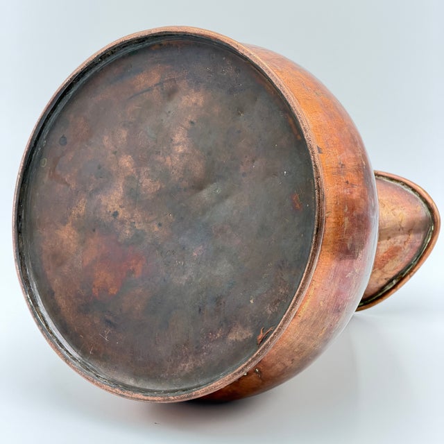 Metal Antique 1898 British Government "Gold Coast" Victorian Copper Haystack Ale Jug For Sale - Image 7 of 9