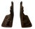 Antique Cast Iron Sleeping Dog Manor Gate Bookends (A Pair) For Sale - Image 11 of 16