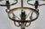 Vintage Brass 3 Light Apothecary Pharmacy Student Hurricane Lamp 28" For Sale - Image 10 of 14