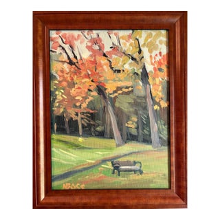 Oil Painting - Landscape With Trees For Sale