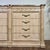 Early 21st Century Vintage Bernhardt Neoclassical Revival Marble Top 8-Drawer Dresser For Sale - Image 5 of 14