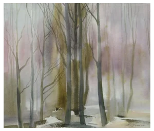 Zigmunds Snore, In Early Spring, 2000, Watercolor on Paper
