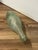 Antique torpedo soda bottle (also known as a Hamilton bottle) from the mid-to-late 1800s, crafted from aqua-green blown...