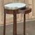 Antique Louis XVI Oval End Table ~ Lamp Table With Carrara Marble For Sale - Image 9 of 16