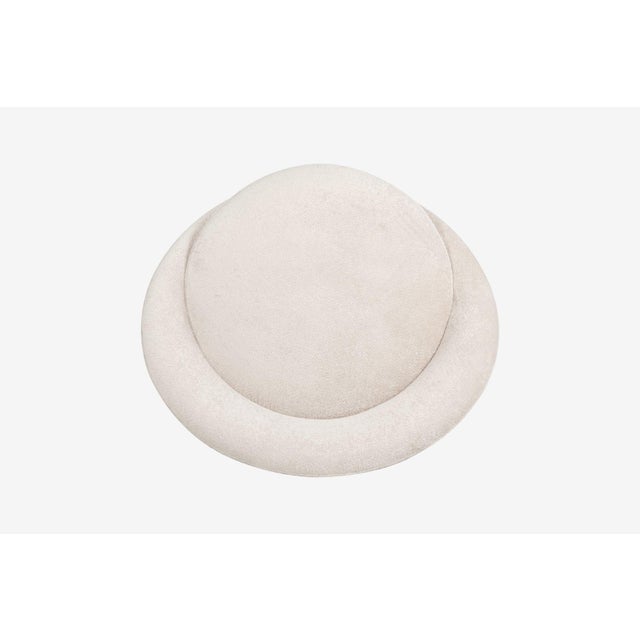 Milo Baughman Style Satellite Chaise in Tan Faux Fur, 1970 For Sale - Image 12 of 12