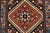 Roodbar Runner 2’6” X 12’8” Red Wool Vintage Traditional Hand-Knotted Rug For Sale - Image 9 of 13