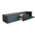 Modern Lampo Wooden Sideboard in Black Brown Petrol Green by San Giacomo For Sale - Image 3 of 14