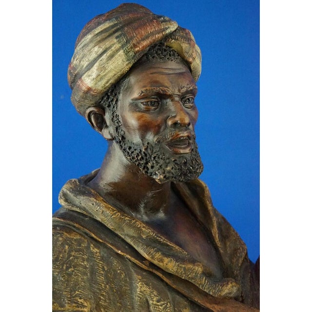 Sculpture of Man in Terracotta by Friedrich Goldscheider for Goldscheider, Austria, Late 1800s For Sale - Image 17 of 18