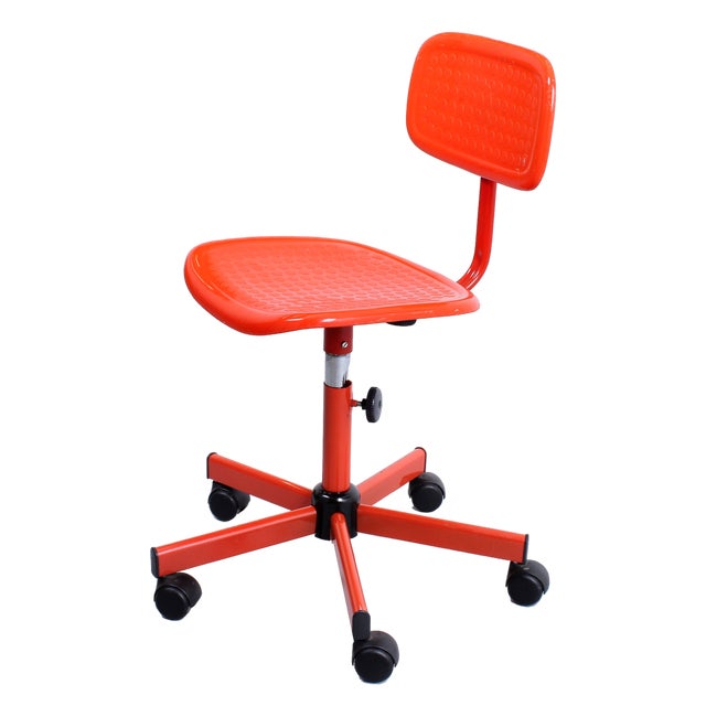 Red Adjustable Frippe Desk Chair from Ikea, 1990s For Sale